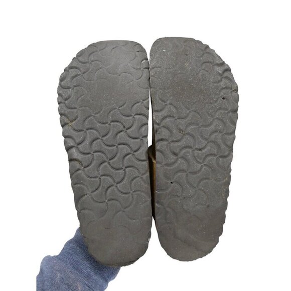 Birkenstock‎ Gizeh Brown Leather Sandals Size 37 beach boho - Picture 6 of 10